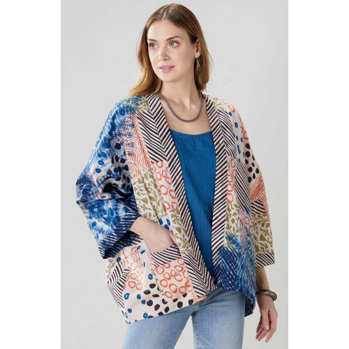 Sunita Oversized Cotton Jacket - Multi
