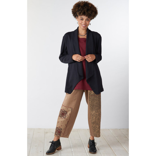 Kalpa Cotton Twill Barrel-Leg Pant - Shale Kalpa Cotton Twill Barrel-Leg Pant - Shale