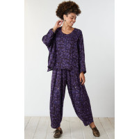 Field Pull-On Lantern-Leg Pant - Aubergine